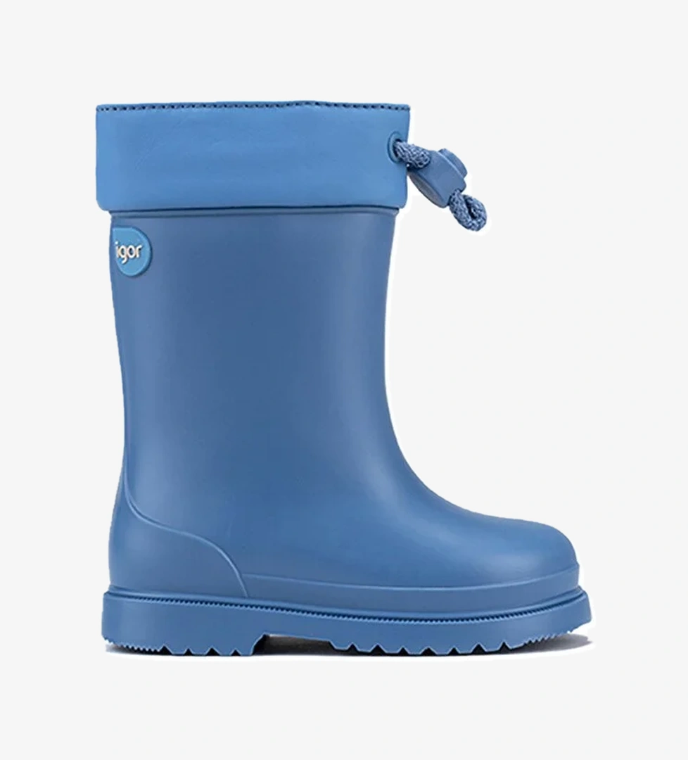 CHUFO CUELLO Mavi Unisex Çocuk Yağmur Çizmesi - Görsel 1