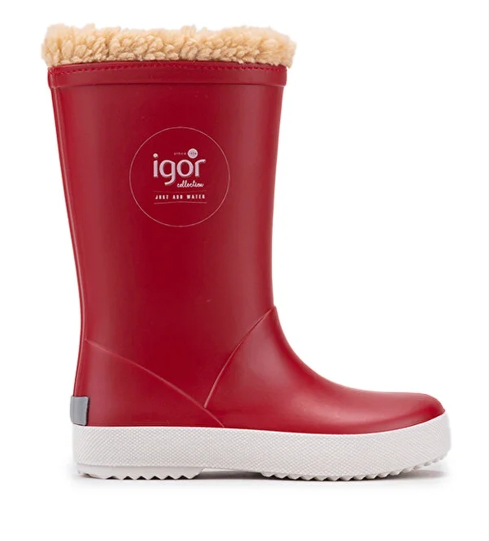 SPLASH NAUTICO BORREGUITO Kırmızı Kız Çocuk Yağmur Çizmesi