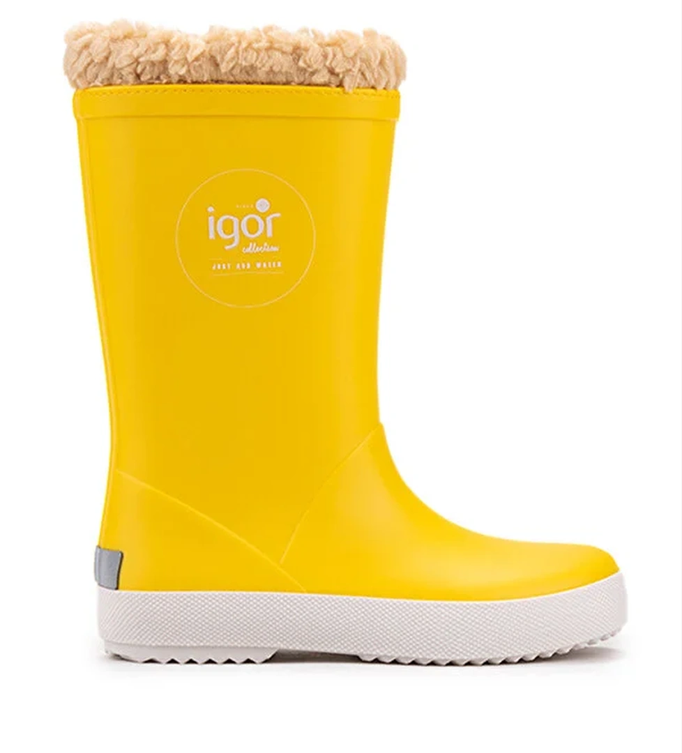SPLASH NAUTICO BORREGUITO Sarı Kız Çocuk Yağmur Çizmesi