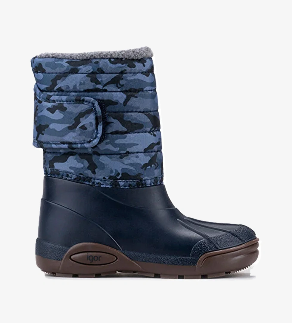 TOPO SKI CAMO Lacivert Erkek Çocuk Kar Botu - Görsel 1