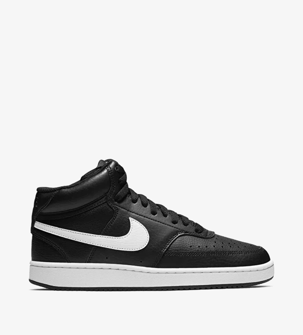 COURT VISION MID Siyah Kadın High Sneaker