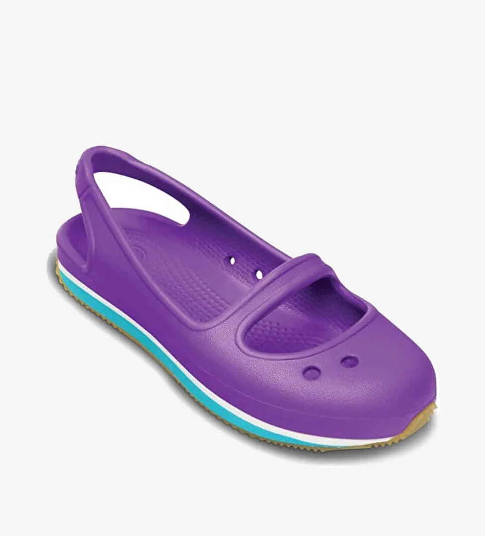 RETRO MARY JANE Mor Kız Çocuk Sandalet - Görsel 1