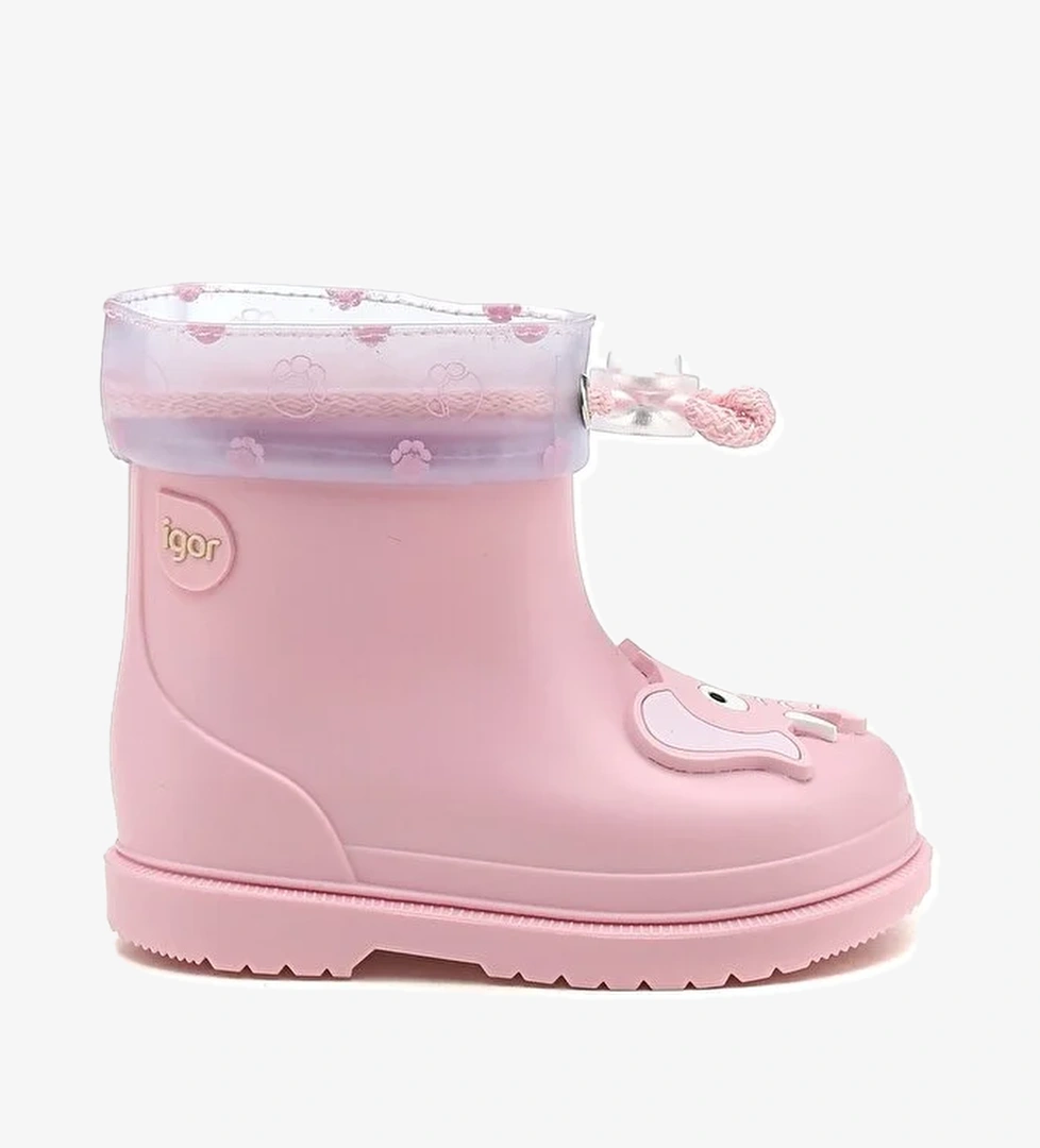 W10242 BIMBI ELEFANTE Gül Kurusu Kız Çocuk Yağmur Çizmesi