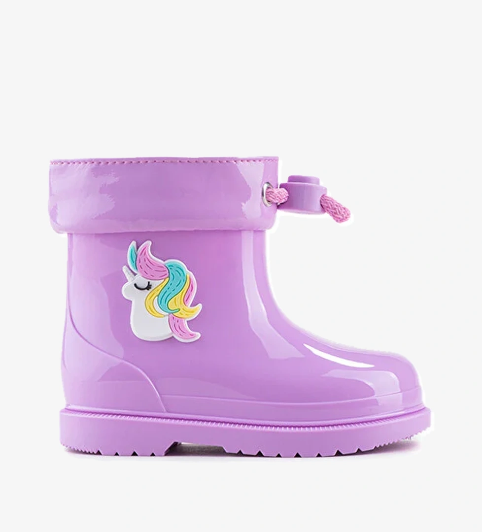 W10253 BIMBI UNICORNIO Lila Kız Çocuk Yağmur Çizmesi