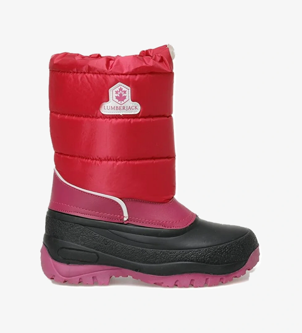 QUZU 2PR Fuşya Kız Çocuk Kar Botu - Görsel 1