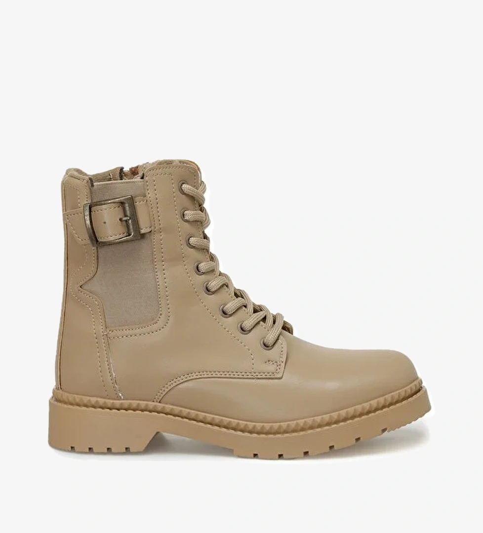 ALONA 3PR Kahverengi Kadın Biker Bot - Görsel 1