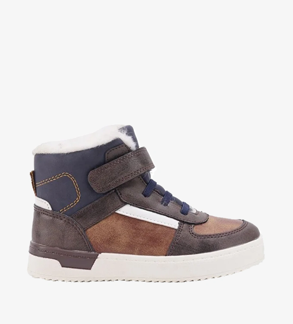MOCHA-KRK-INT 3PR Kahverengi Erkek Çocuk High Sneaker - Görsel 1