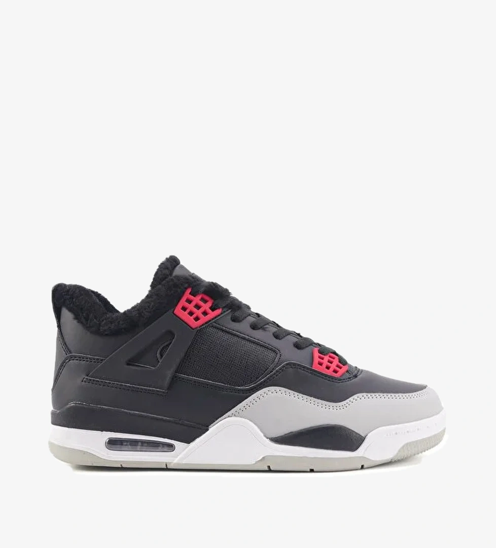 INT-MACKIE-KRK-3PR Siyah Erkek High Sneaker - Görsel 1