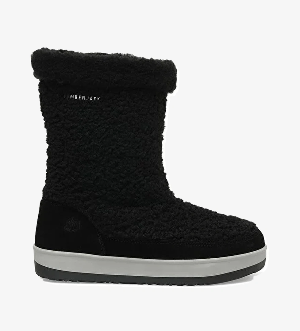 BELLE 3PR Siyah Kadın Kar Botu - Görsel 1