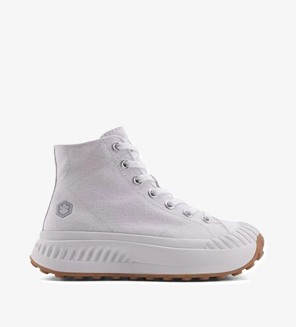 NEHA HI 4FX Beyaz Kadın High Sneaker - Görsel 1