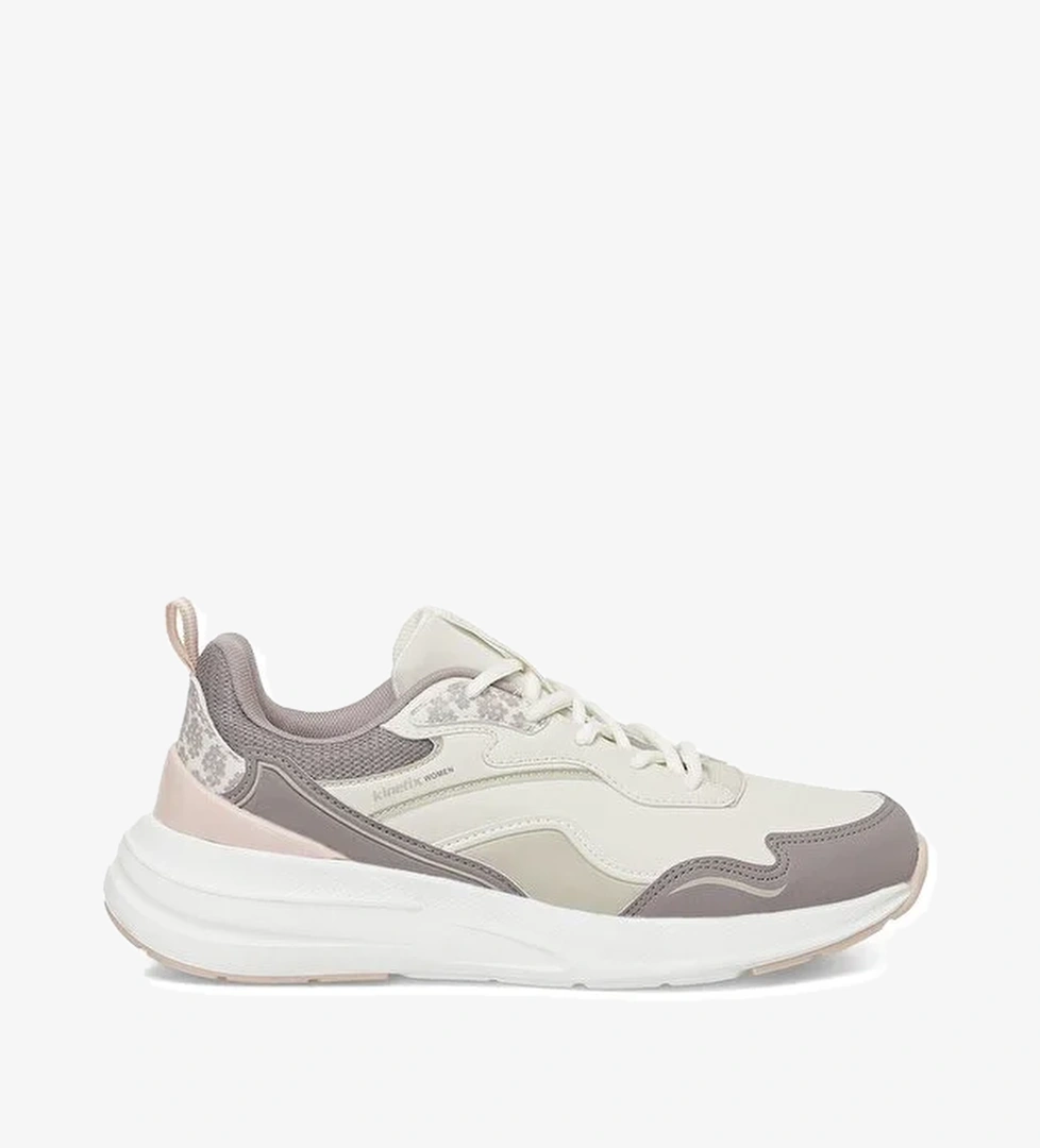 OLIWA PU W 4PR Ekru Kadın Koşu Ayakkabısı - Görsel 1