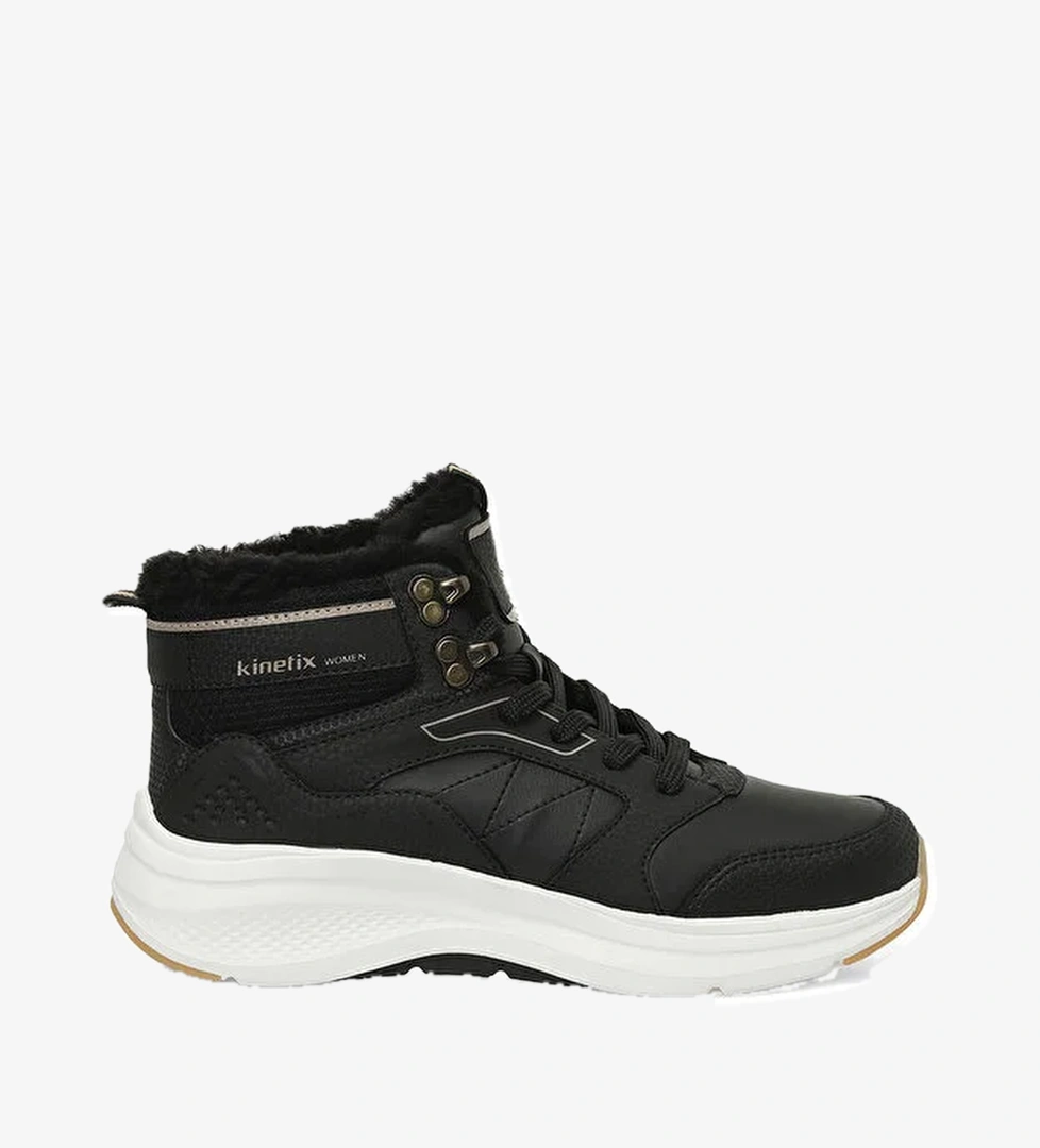 WARBEL PU KRK HI W 4PR Siyah Kadın High Sneaker - Görsel 1