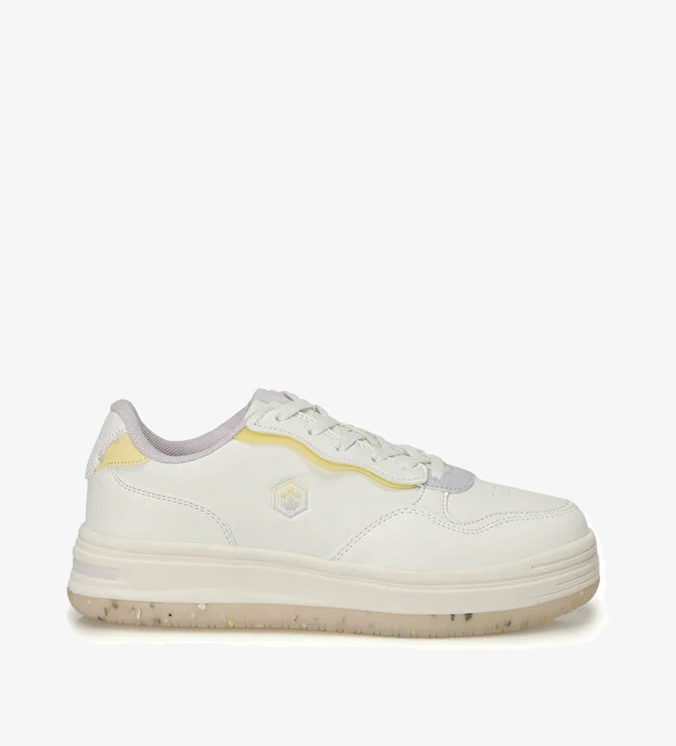 HARLEY 4PR KIRIK BEYAZ Kadın Sneaker - Görsel 1