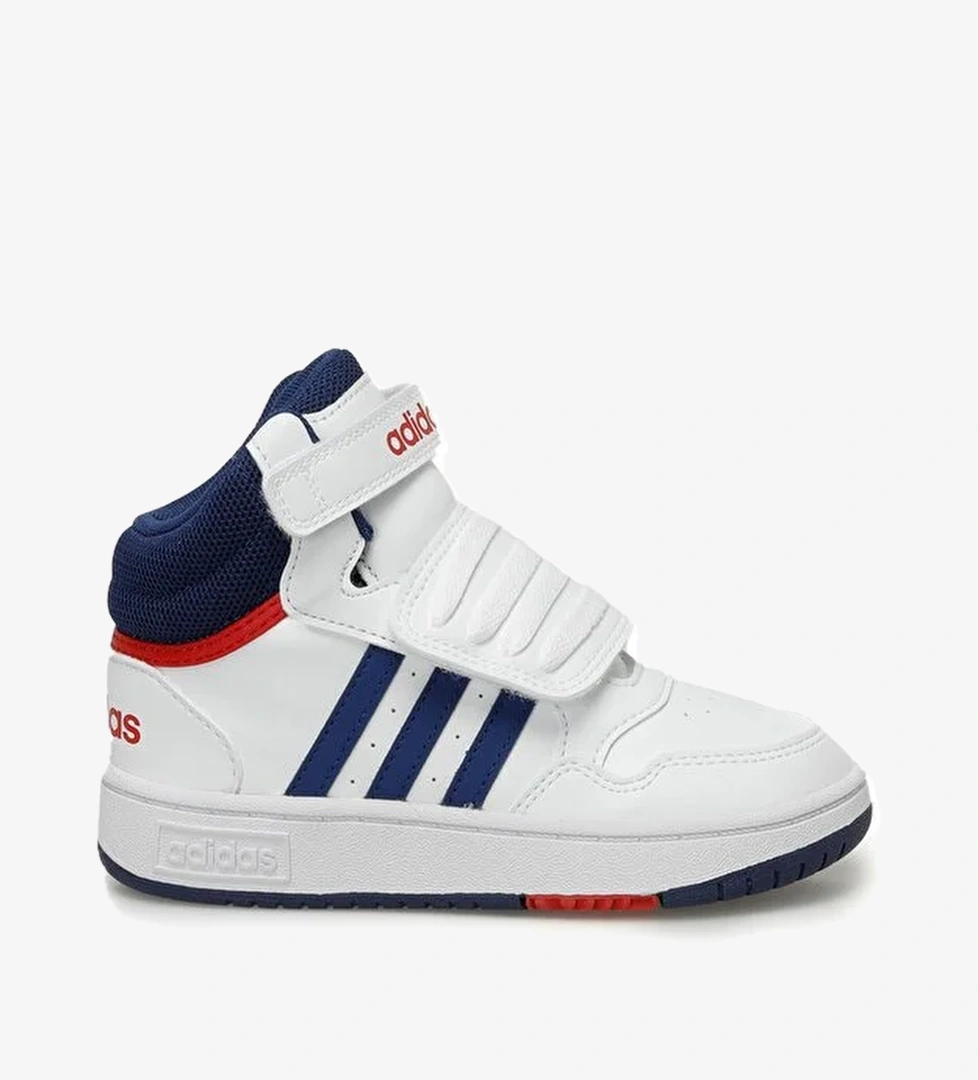 HOOPS MID 3.0 AC I Beyaz Erkek Çocuk High Sneaker - Görsel 1