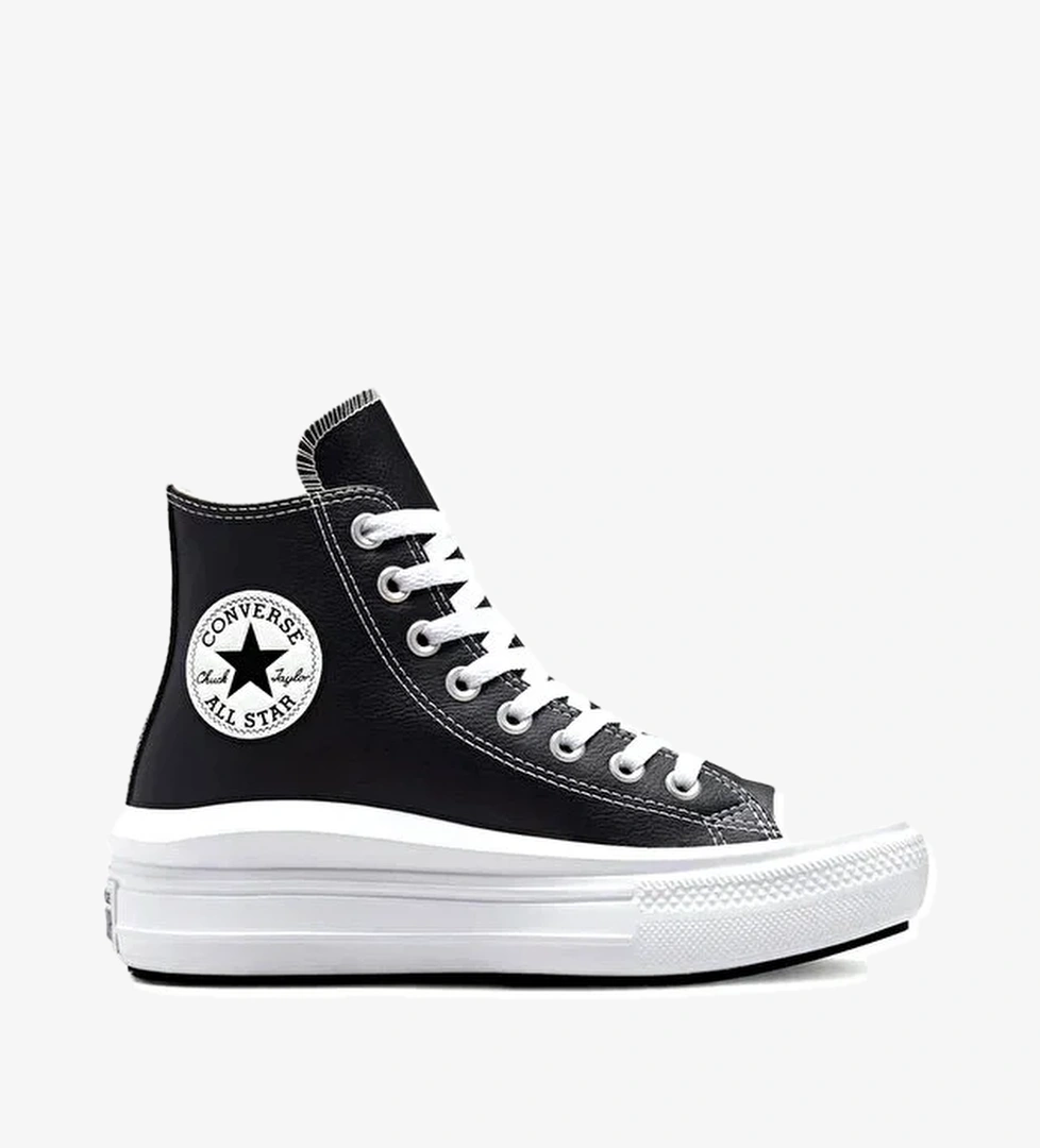 CHUCK TAYLOR ALL STAR MOV Siyah Kadın High Sneaker - Görsel 1