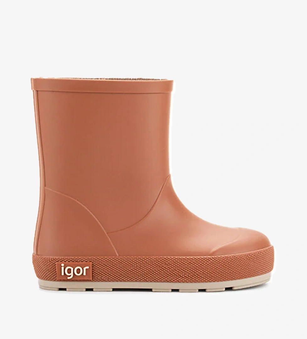 W10294 YOGI DK Kiremit Kız Çocuk Yağmur Çizmesi - Görsel 1