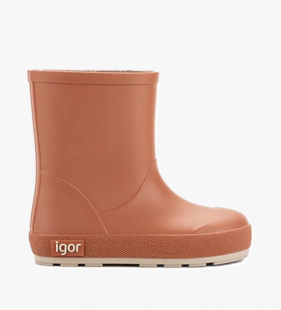 W10294 YOGI DK Kiremit Kız Çocuk Yağmur Çizmesi - Görsel 1