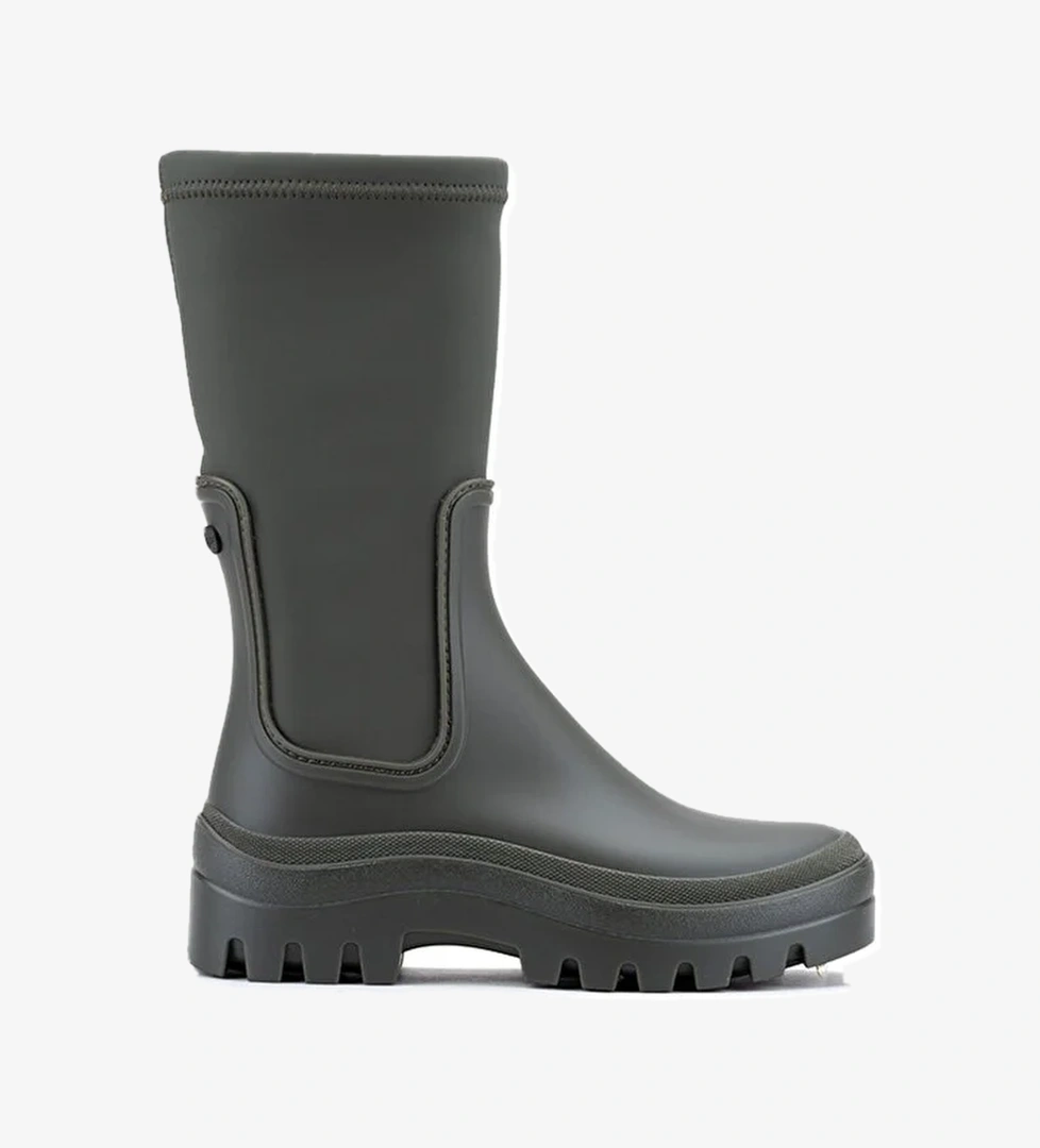 W10301 SOUL ENGOMADO Siyah Kadın Yağmur Çizmesi - Görsel 1