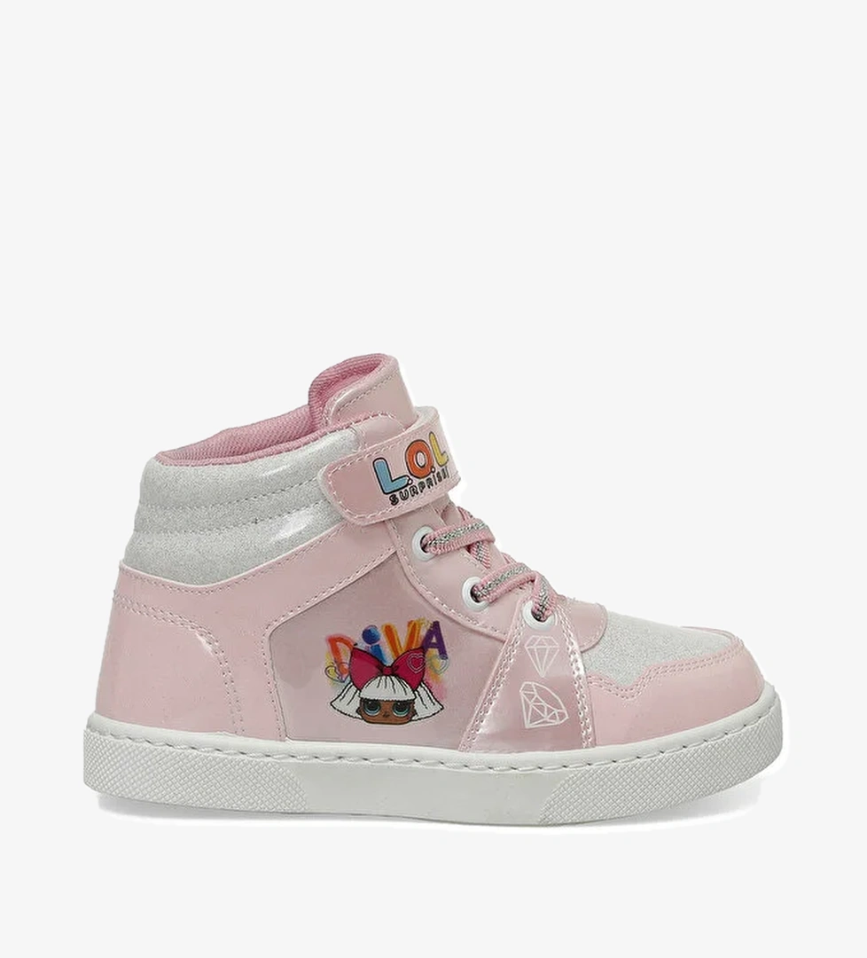 UFAY.P4PR Pembe Kız Çocuk High Sneaker - Görsel 1