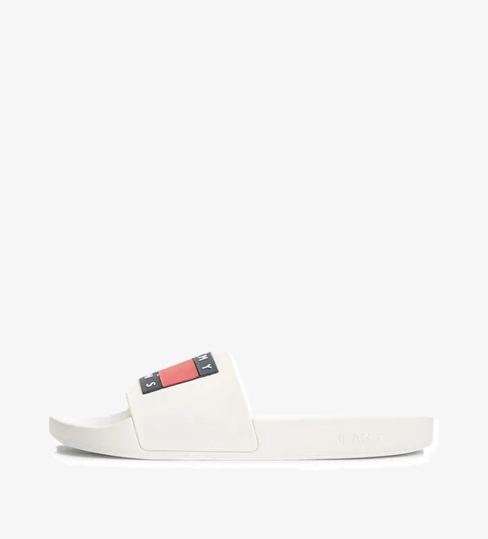 TOMMY JEANS POOL SLIDE ES Ekru Erkek Terlik
