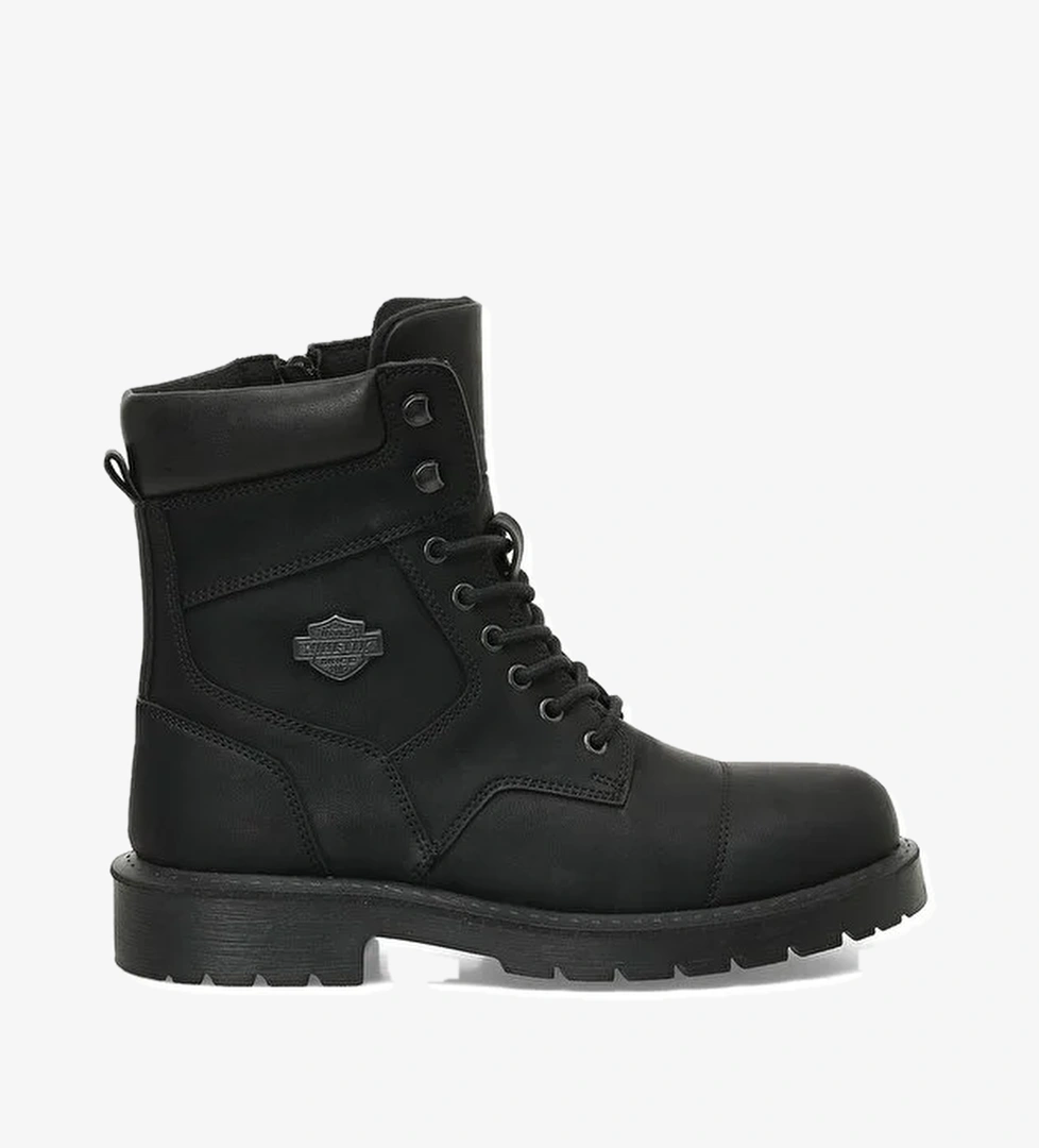 DEFINA 4PR Siyah Erkek Biker Bot - Görsel 1