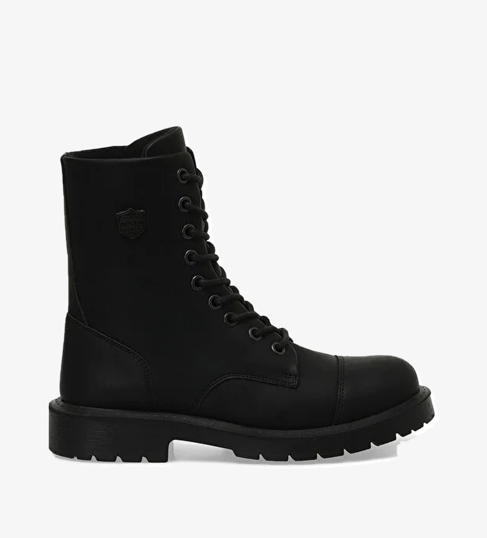 SUAREZ 4PR Siyah Erkek Biker Bot - Görsel 1