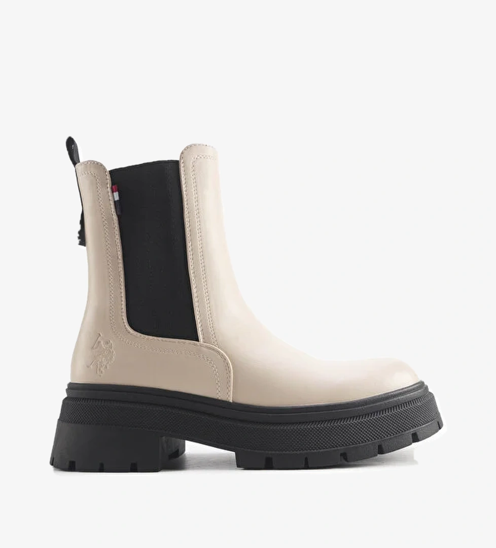 ILLY 4PR Bej Kadın Chelsea Bot - Görsel 1