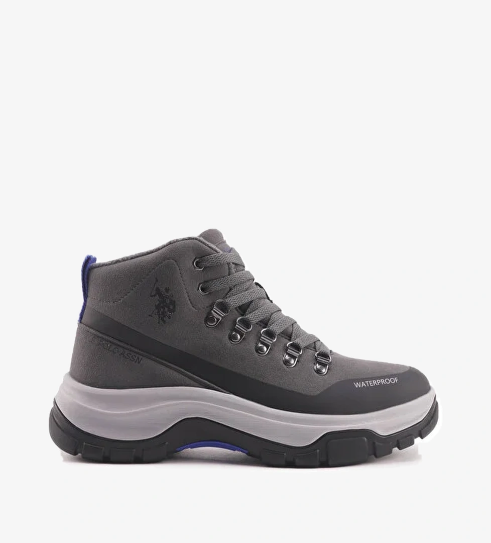 TALIYAH 4PR GRI Erkek Biker Bot - Görsel 1