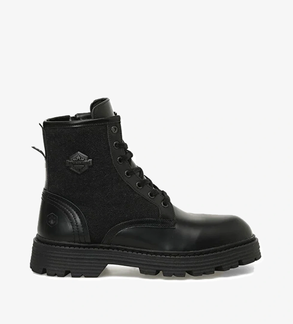 HARRISON 4PR Siyah Erkek Biker Bot - Görsel 1