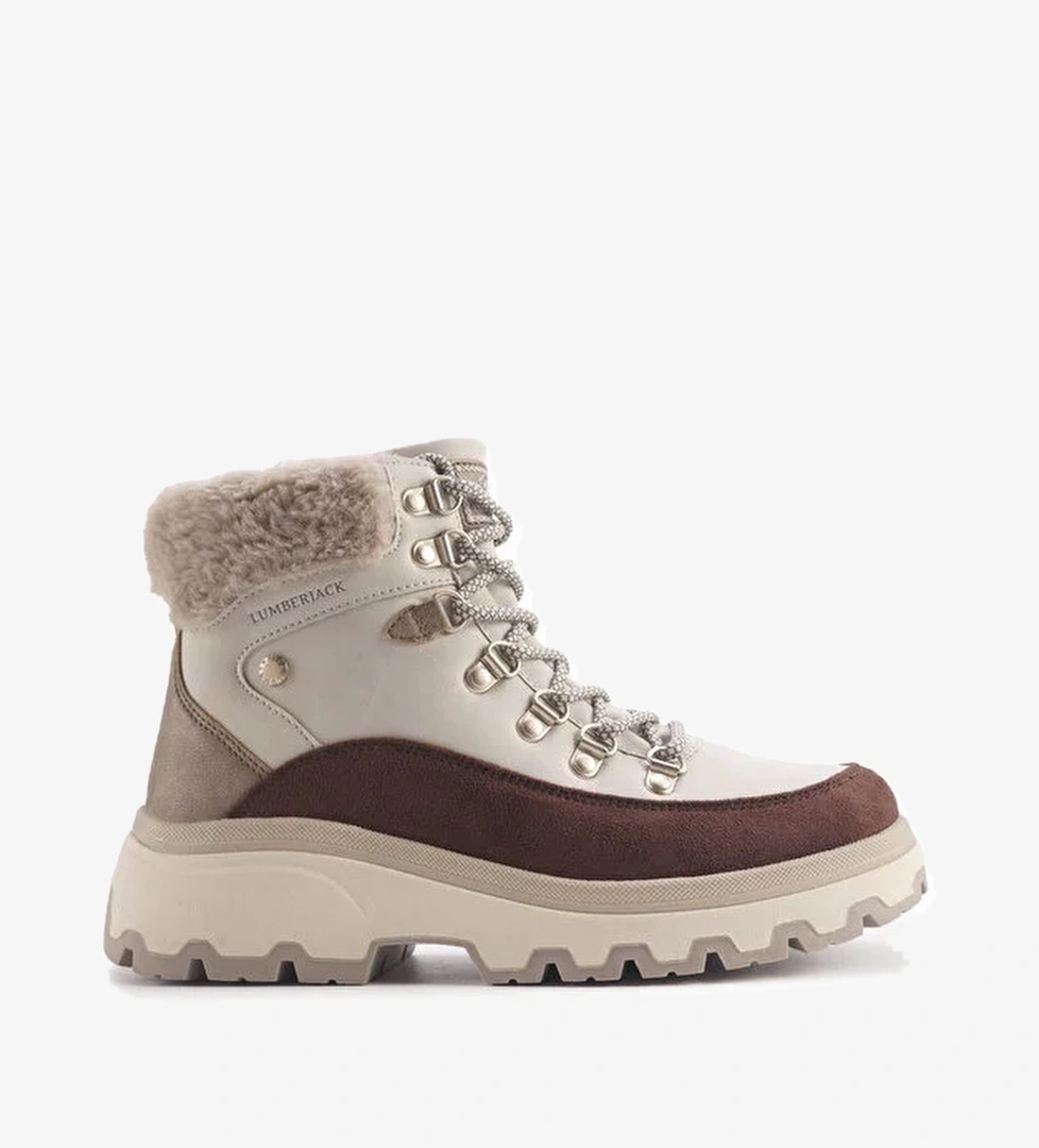 JENNIE 4PR Bej Kadın Worker Bot - Görsel 1