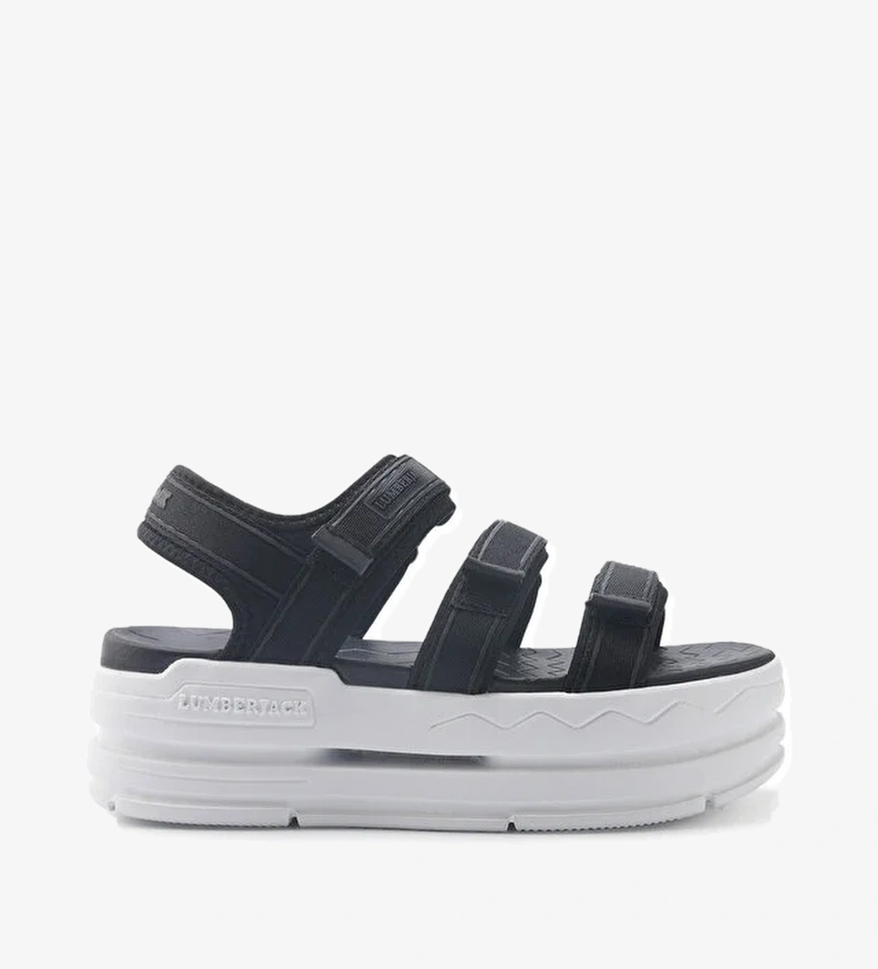 PRINT 5FX Siyah Kadın Spor Sandalet - Görsel 1