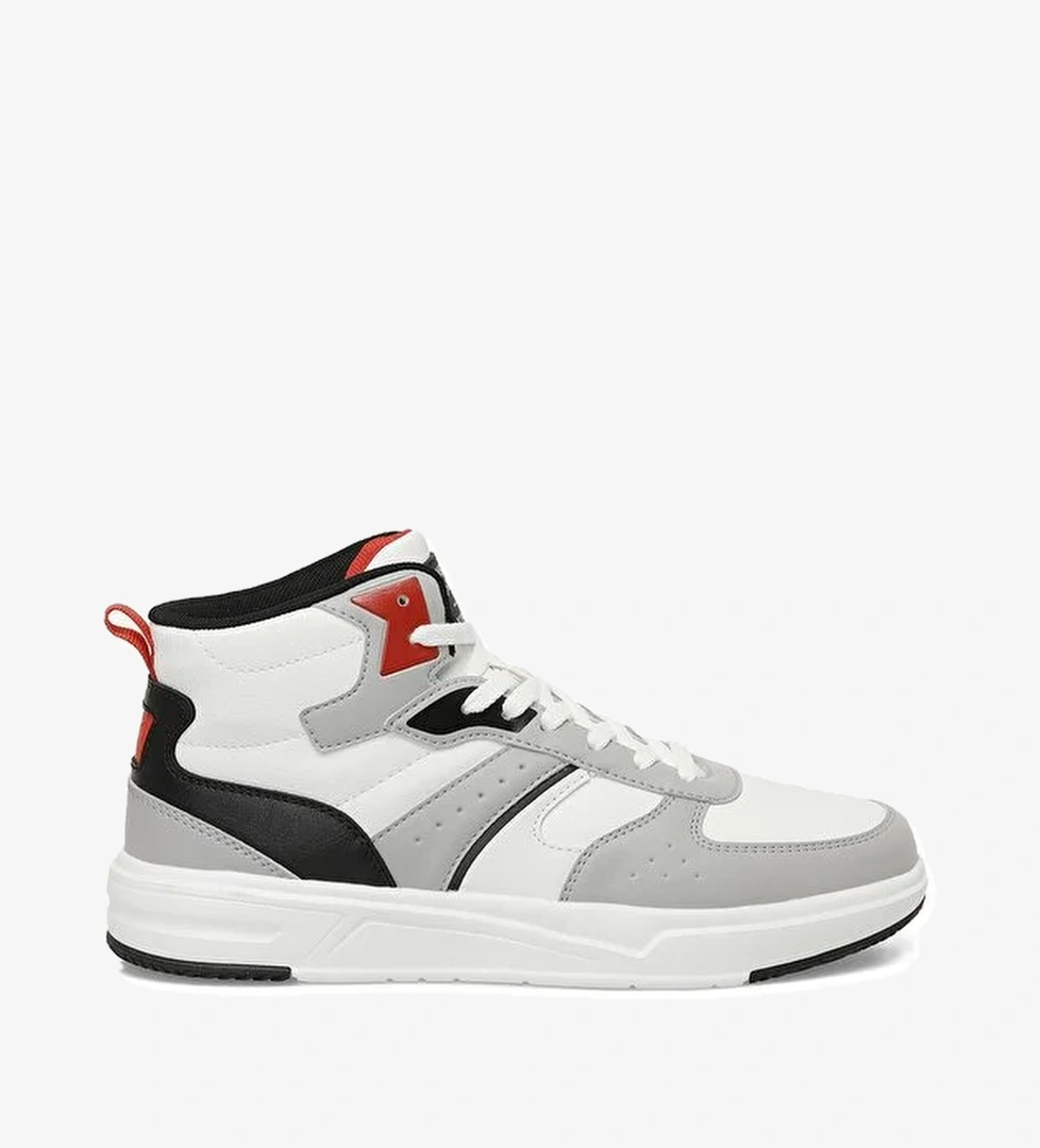 HEGEL PU HI 5FX Beyaz Erkek High Sneaker - Görsel 1