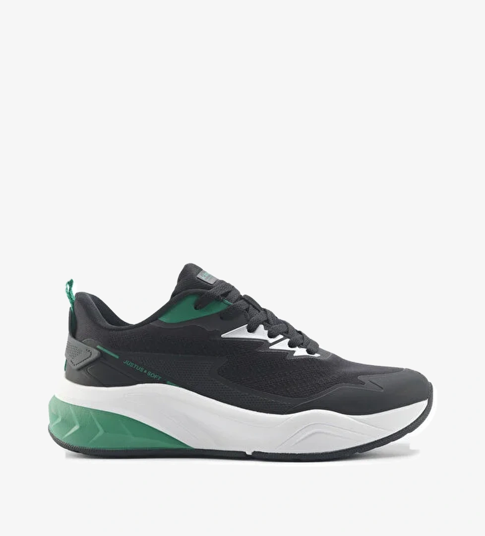 JUSTUS-SOFT TX 5FX Siyah Erkek Sneaker - Görsel 1