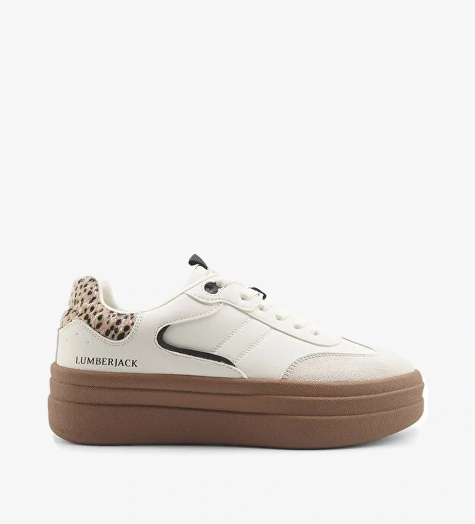 SMILE 5FX Leopar Kadın Sneaker - Görsel 1