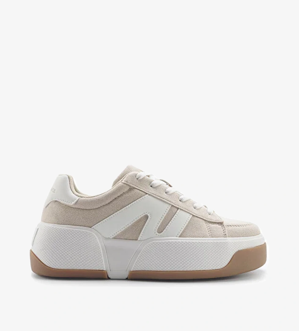 SON 5FX Bej Kadın Sneaker - Görsel 1