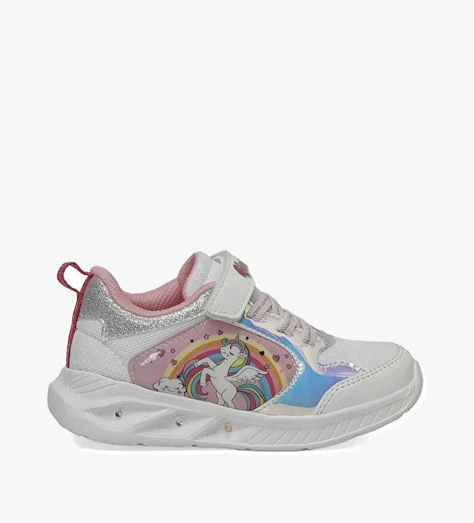 MOSPOR P 5FX Beyaz Kız Çocuk Spor Ayakkabı - Görsel 1