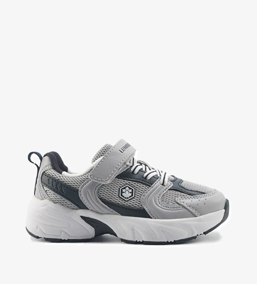 POLITA 5FX Gri Erkek Çocuk Spor Ayakkabı - Görsel 1