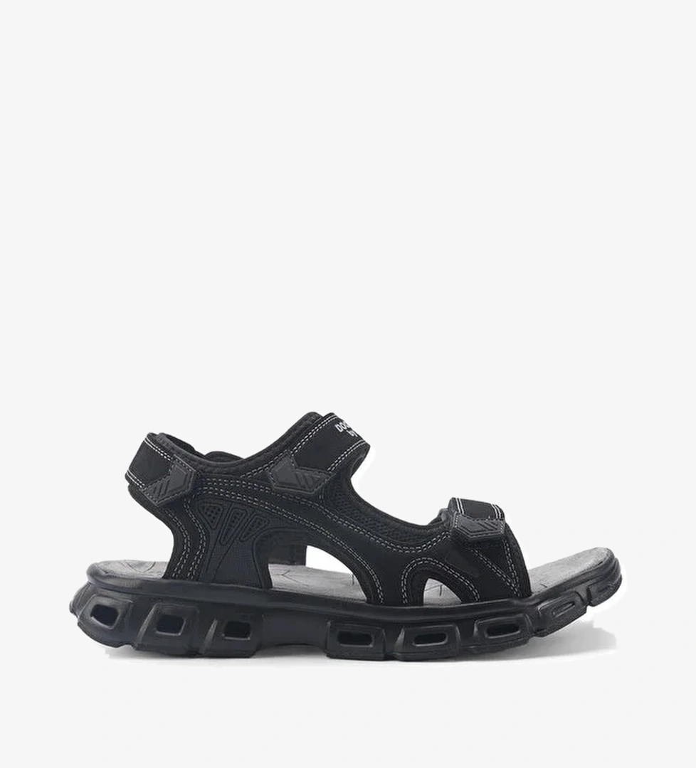 236810 5FX Siyah Erkek Sandalet - Görsel 1