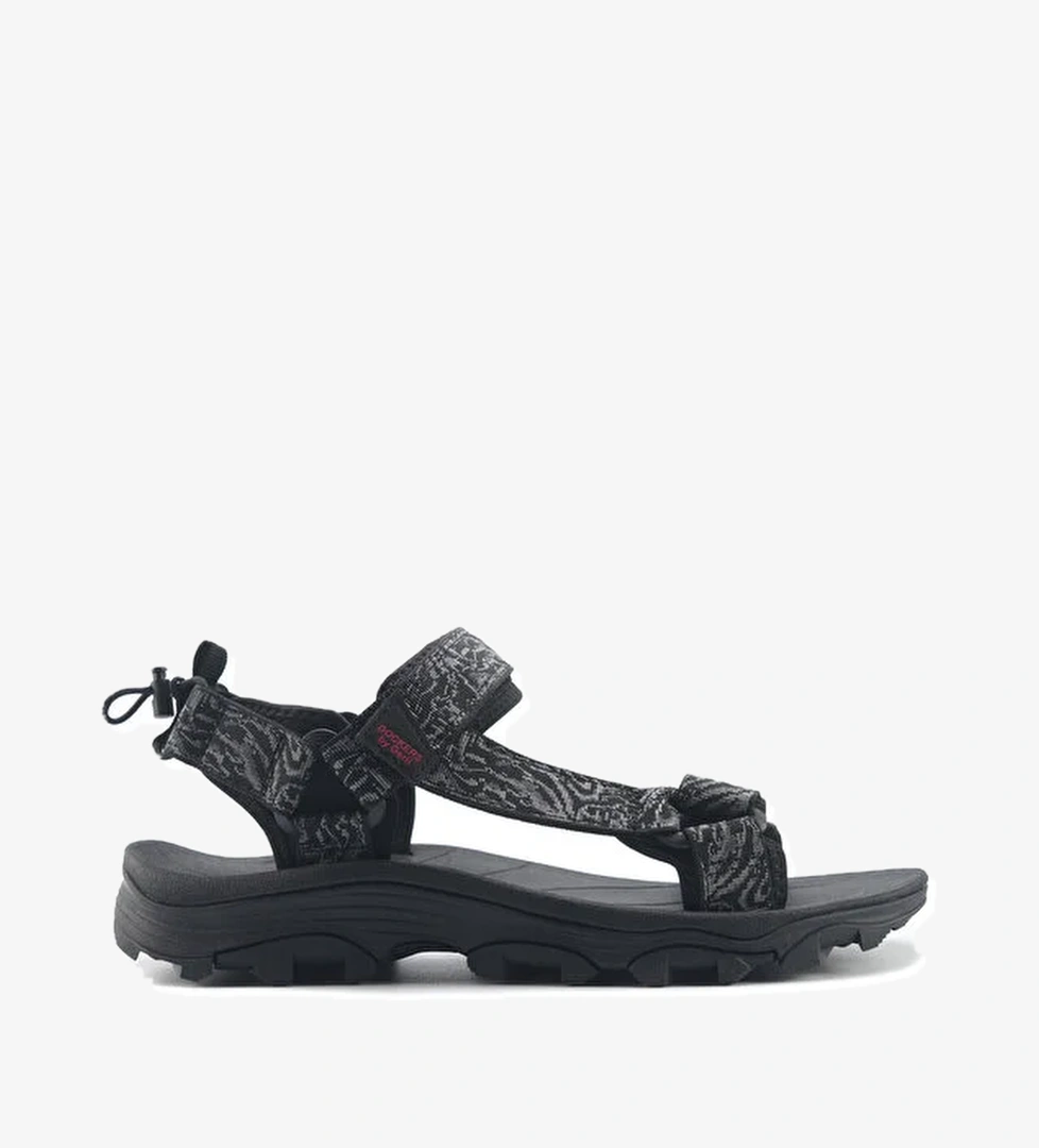 238701 5FX Siyah Erkek Sandalet - Görsel 1