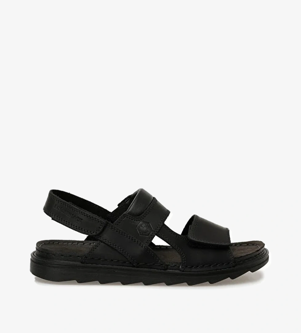 ASHER 5FX Siyah Erkek Sandalet - Görsel 1
