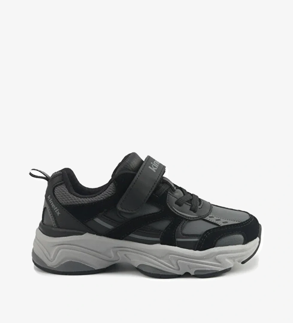 INTEREST PU J F 5PR Siyah Erkek Çocuk Spor Ayakkabı - Görsel 1