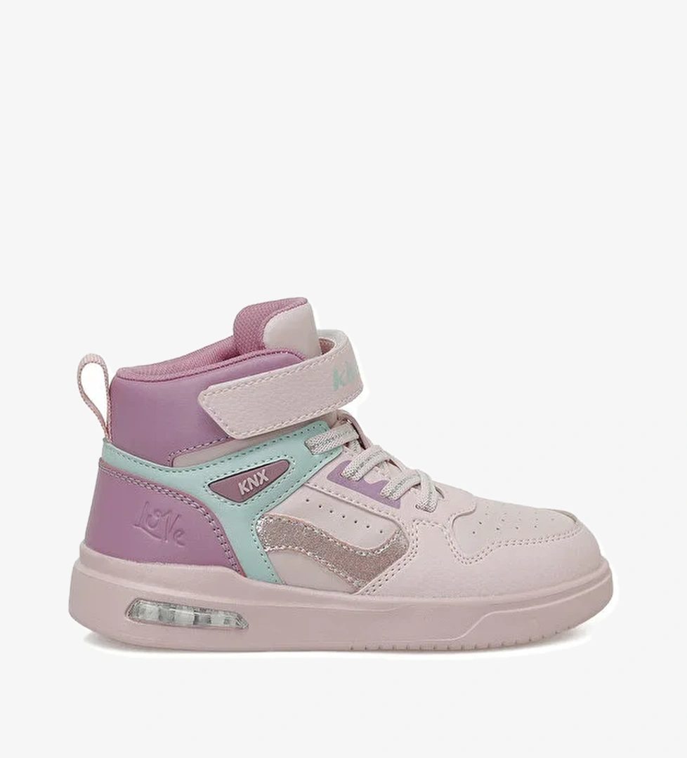 LONVE HI P 5PR Pembe Kız Çocuk High Sneaker - Görsel 1