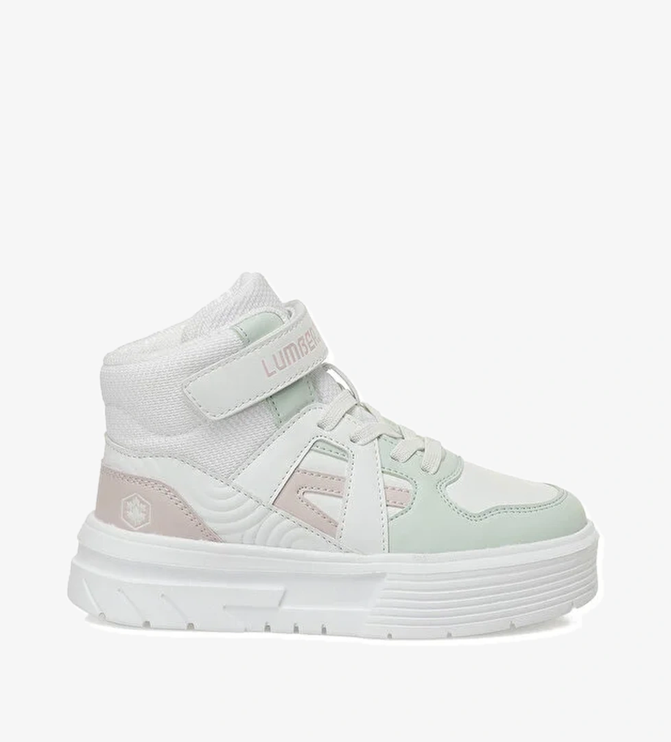 CRUSEL HI 5PR Beyaz Kız Çocuk High Sneaker - Görsel 1