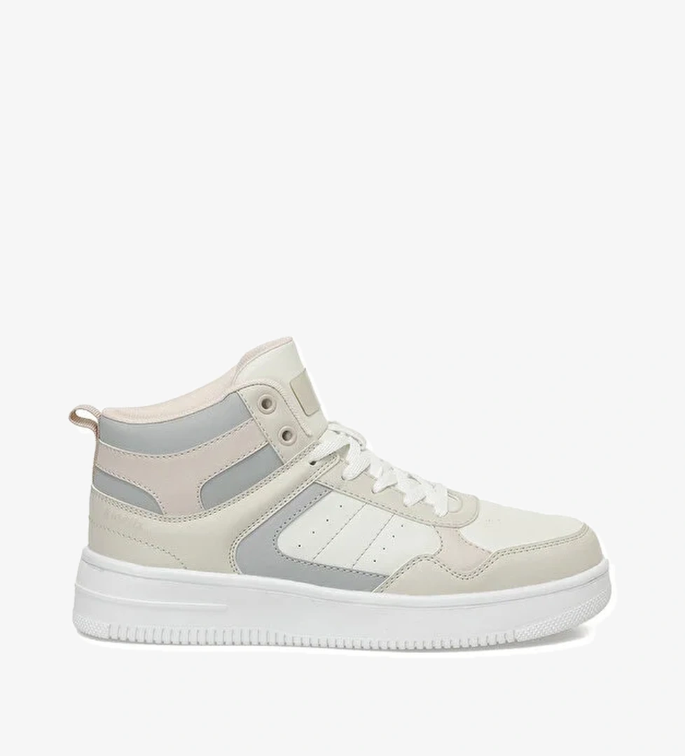 LOWNER PU W 5PR Ekru Kadın Sneaker - Görsel 1