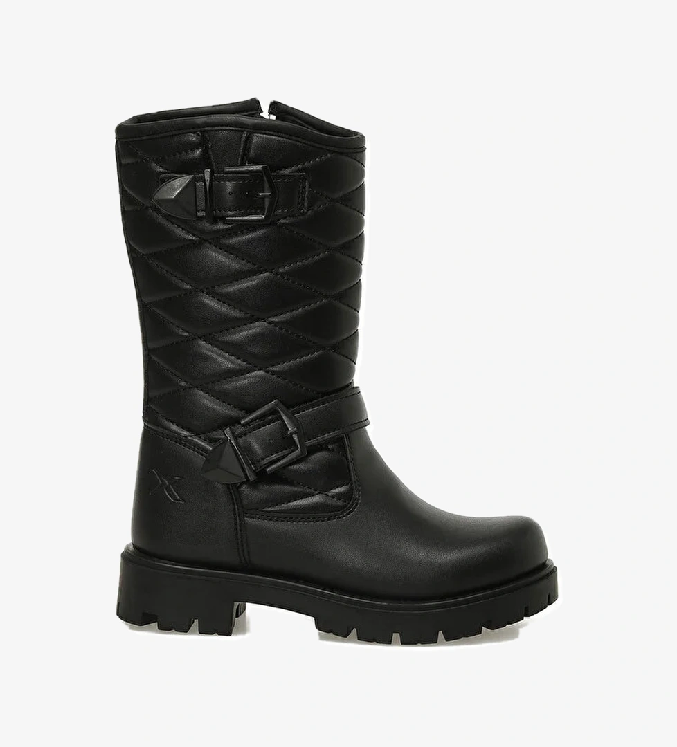 LETUNE F 5PR Siyah Kız Çocuk Çizme - Görsel 1