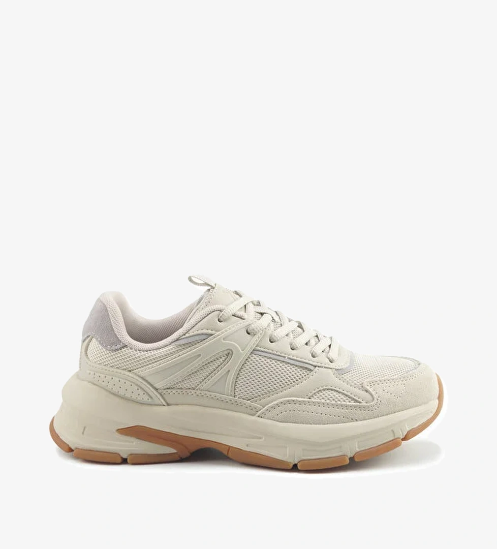 SALERNO W 5PR Krem Kadın Spor Ayakkabı - Görsel 1