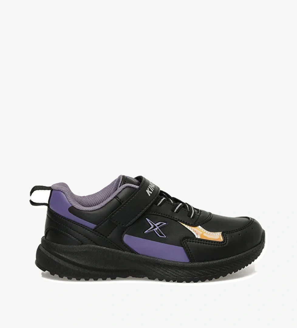 GRAND F 5PR Siyah Kız Çocuk Spor Ayakkabı - Görsel 1