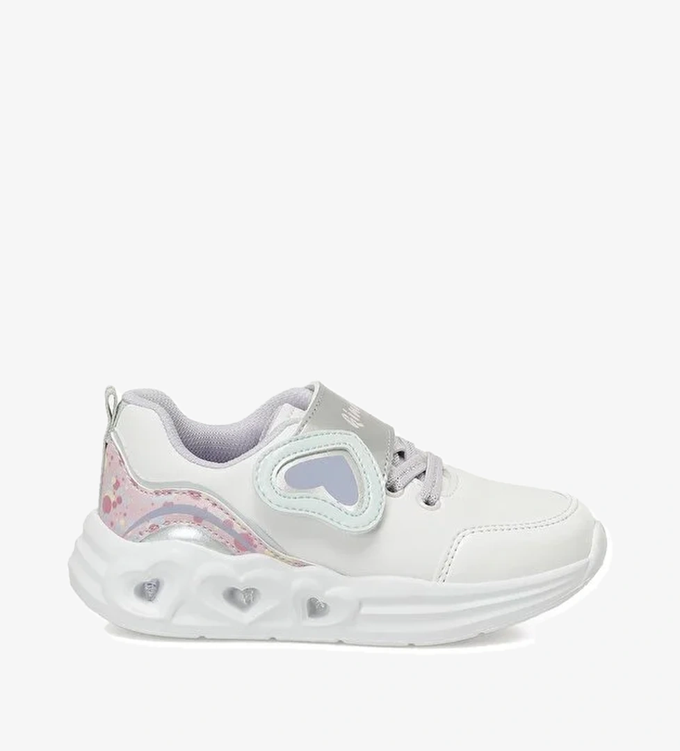 RUBY PU B 5PR Beyaz Kız Çocuk Spor Ayakkabı - Görsel 1