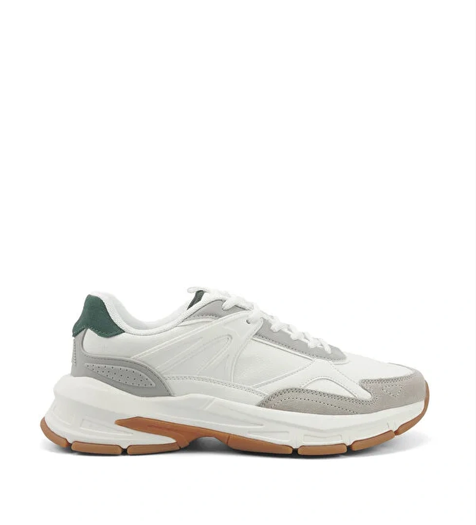 SALERNO 5PR Beyaz Erkek Spor Ayakkabı - Görsel 1