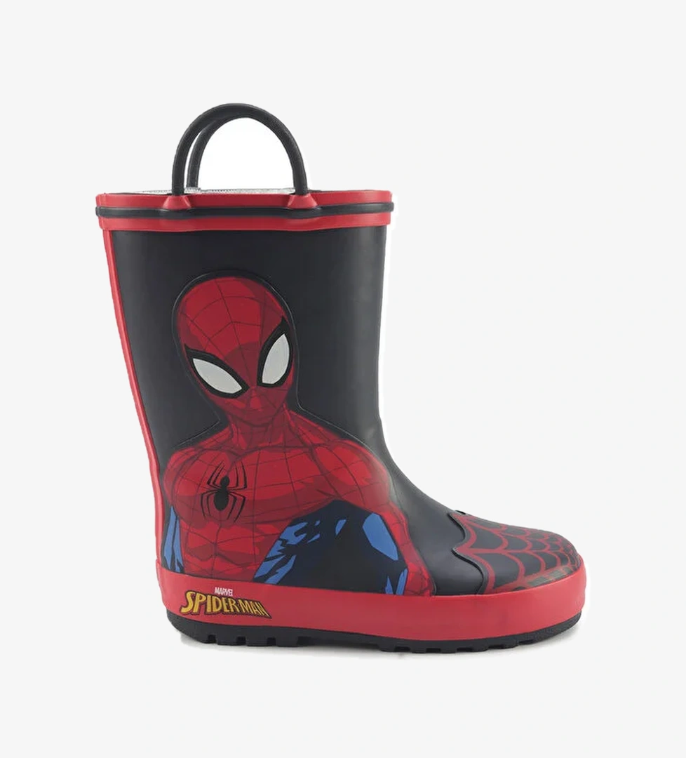 MELS.P5PR Siyah Erkek Çocuk Yağmur Çizmesi - Görsel 1